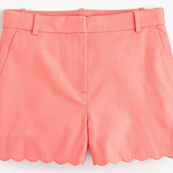 J. Crew 3" Shorts with Scalloped Hem. Size 4. - Picture 3 of 3